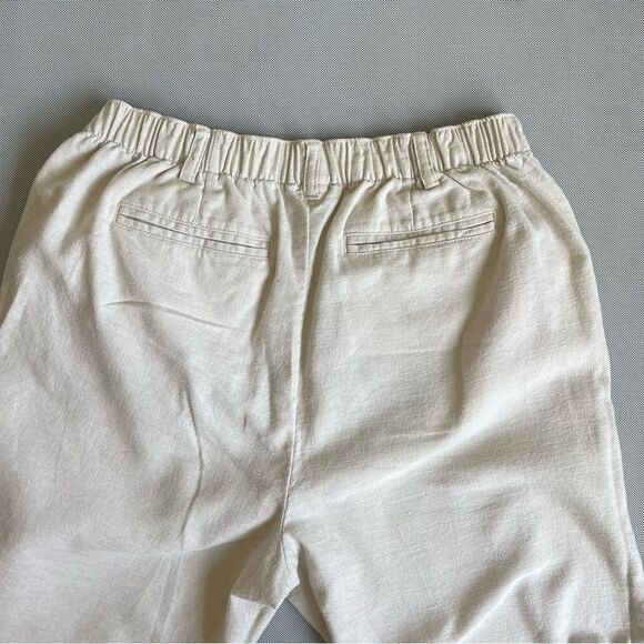 Lands’ End Linen Blend Capri Pants Women’s Size 12P - Picture 7 of 11